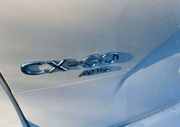 Mazda CX-60 cena 228800 przebieg: 27545, rok produkcji 2022 z Recz małe 407